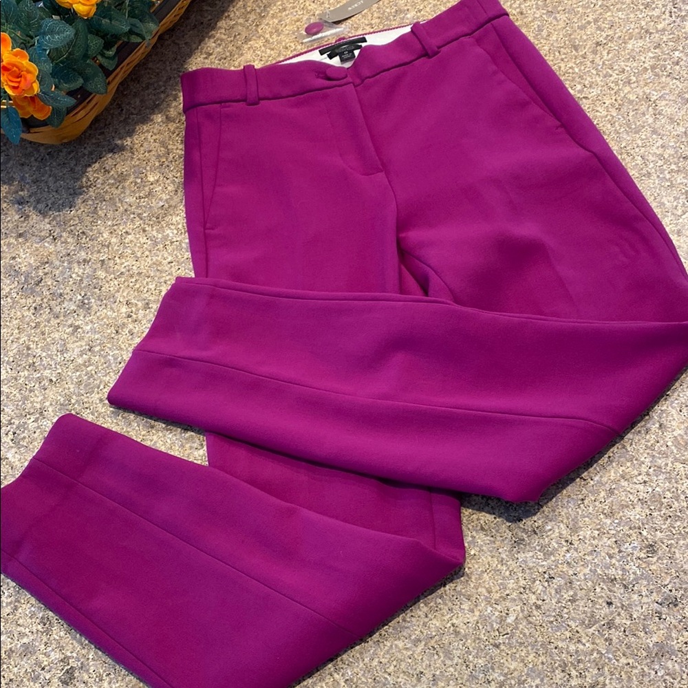 NWT J. Crew High Rise Cameron Pants 0 Style H6573 Color BPL